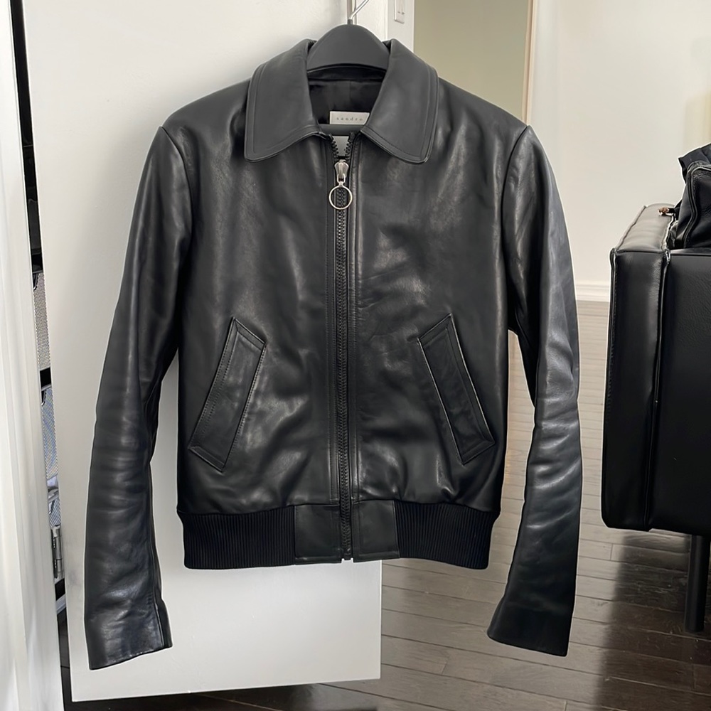 Sandro Men’s leather jacket